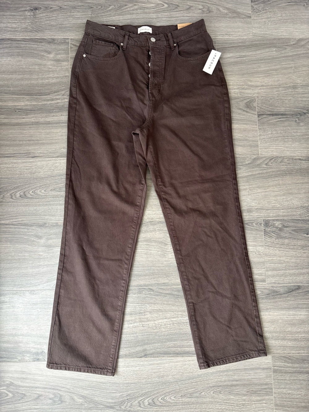 PacSun Women's Dark Brown Chinos
